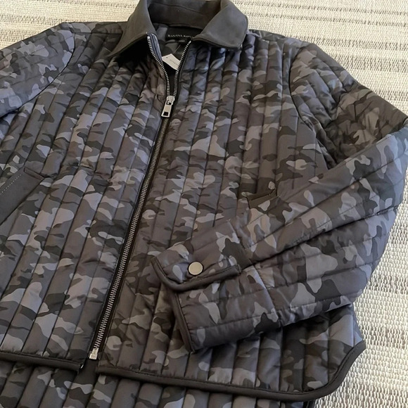 BANANA Republic fashion puffer camo jacket M NWT - Picture 3 of 8